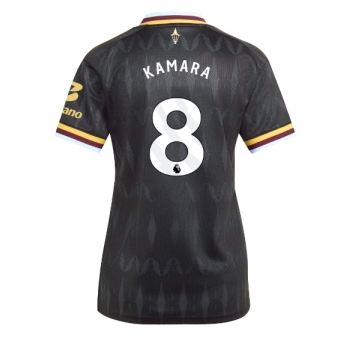 Aston Villa Boubacar Kamara #8 Maglia Gara Trasferta Repliche 2026-27 Donna Maniche Corte